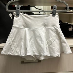 Freepeople X FP Movement Pleats and Thank You Skort - Sz S - White